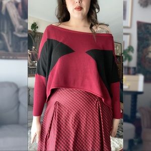 Elhoffer Marvelous Widow crop sweater